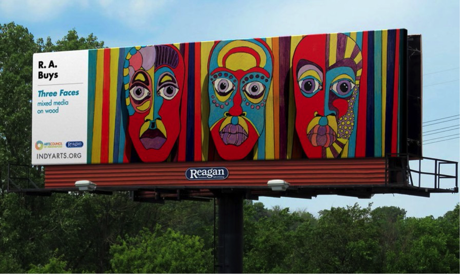 "Three Faces" by R.A. Buys